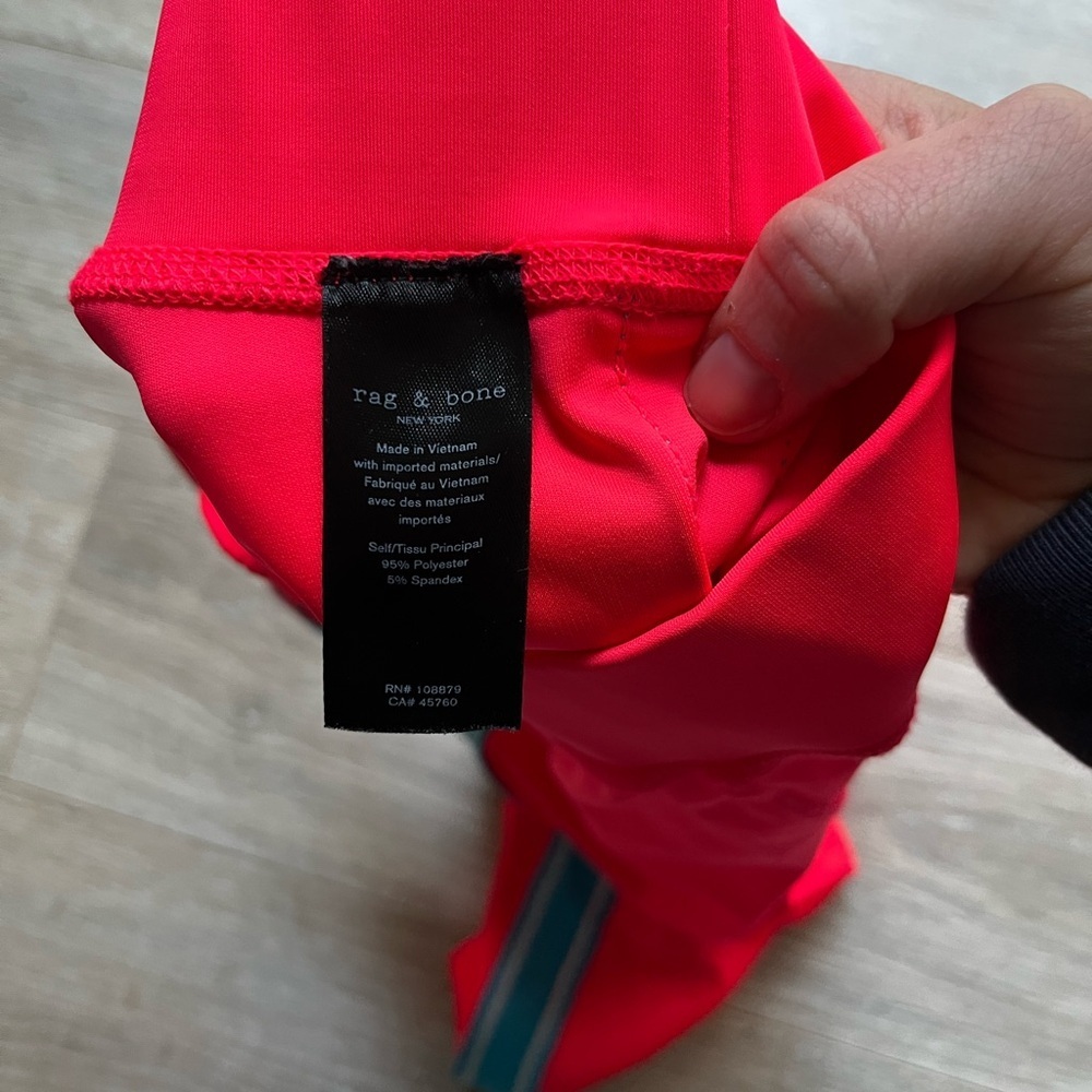 Rag & Bone Women’s Lady Bike Short in Bright Pink - Size Small - Picture 4 of 6